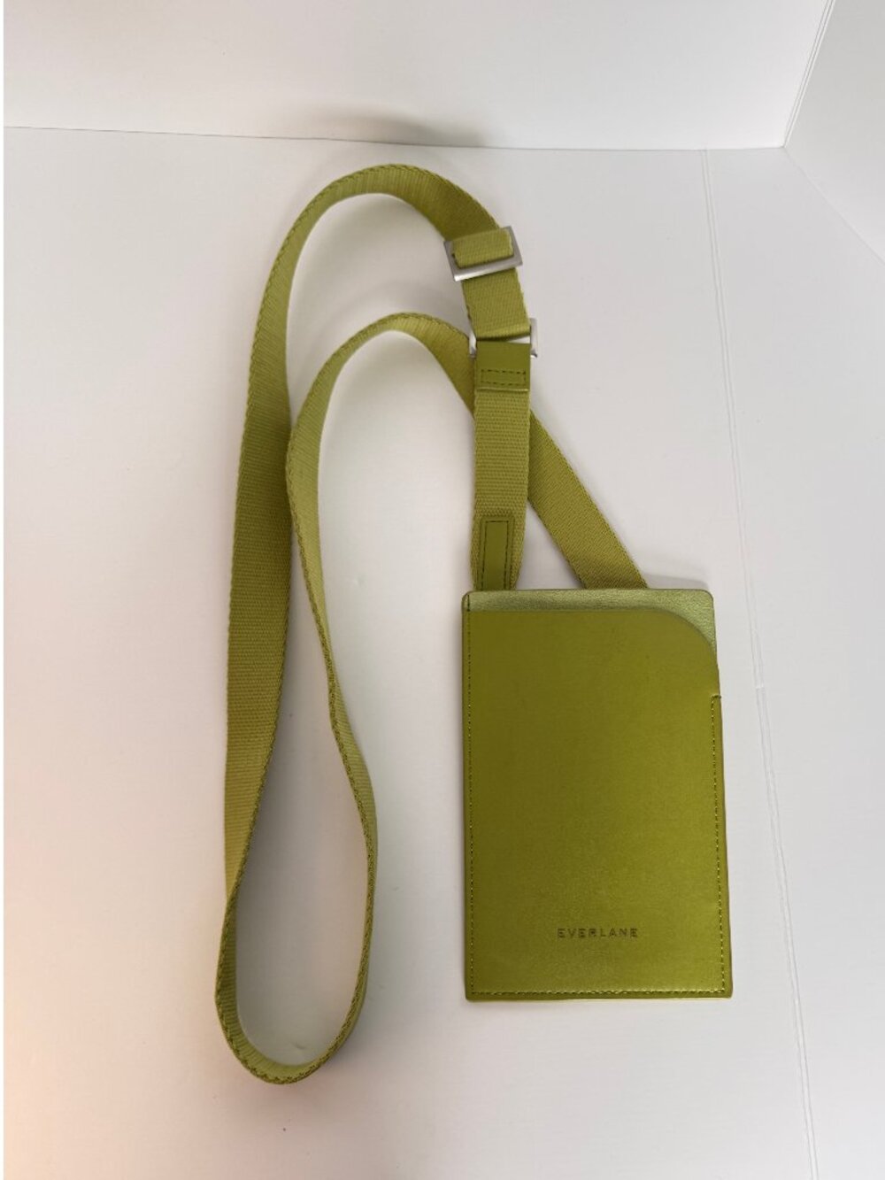 Everlane Cactus Leather Mini Sling Bag Pepper Green